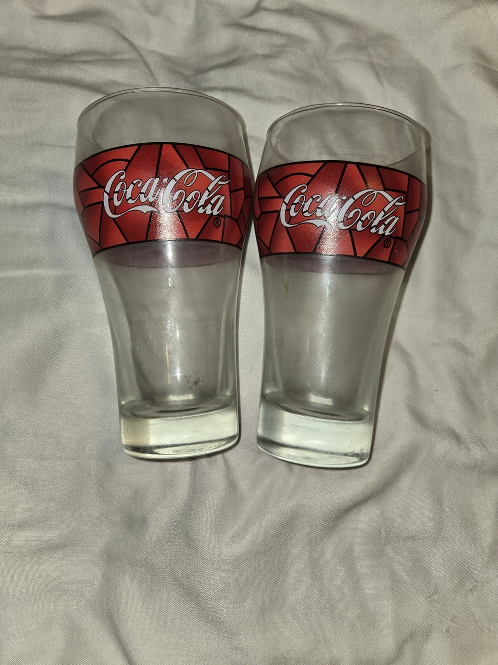 Coca-Cola Red Band Logo Glasses - Pair